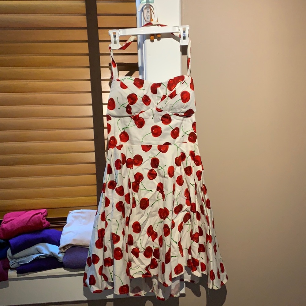 Cherry skater dress